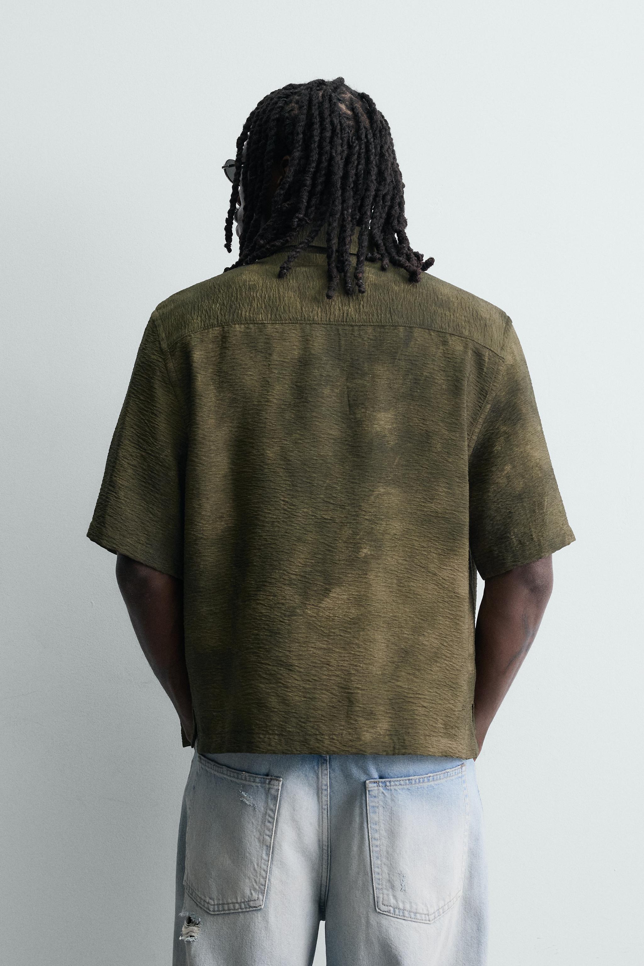 ABSTRACT PRINT RELAXED FIT SHIRT